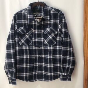 Jachs New York plaid Sherpa fleece lined flannel jacket NWT